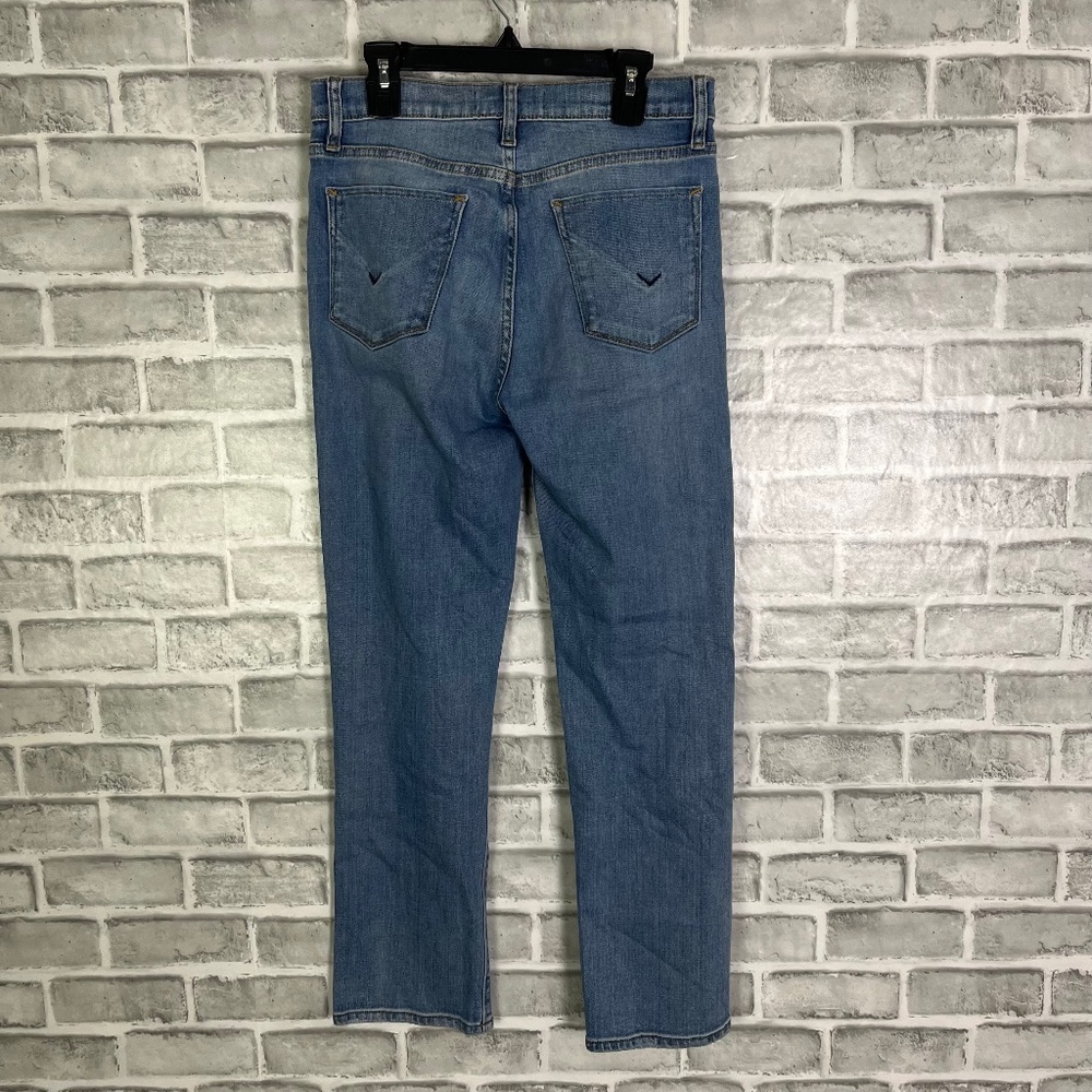 Hudson Barbara Straight Relaxed Blue Denim Jeans Womens 27 Light Wash 27 x 27